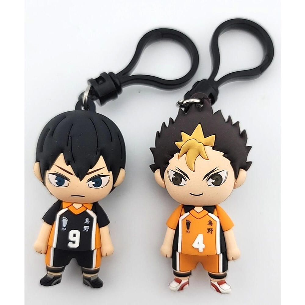 Haikyuu!! Bag Clip-On – Lot of 2 Different Characters – Anime Manga Keychain